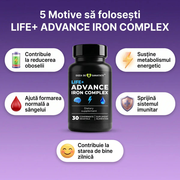 F Life Life+ Advance Iron Complex – Doza de Sănătate